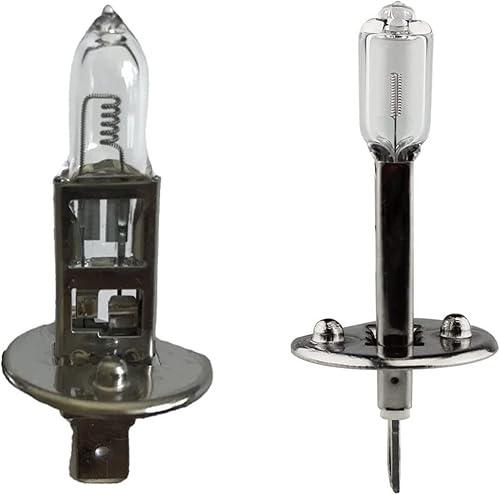 Miniatura 2 de Bombilla halógena H1 para faros delanteros de 24 V 70 W (paquete de 4 unidades), luz blanca, 4300 K, cuarzo, halógena, repuesto para faros