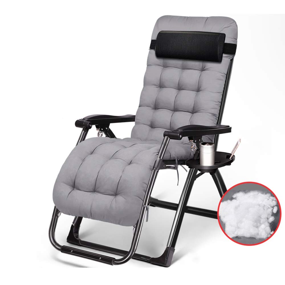 Chaise de bureau inclinable et durable 180 x 65 cm pour sieste et loisirs