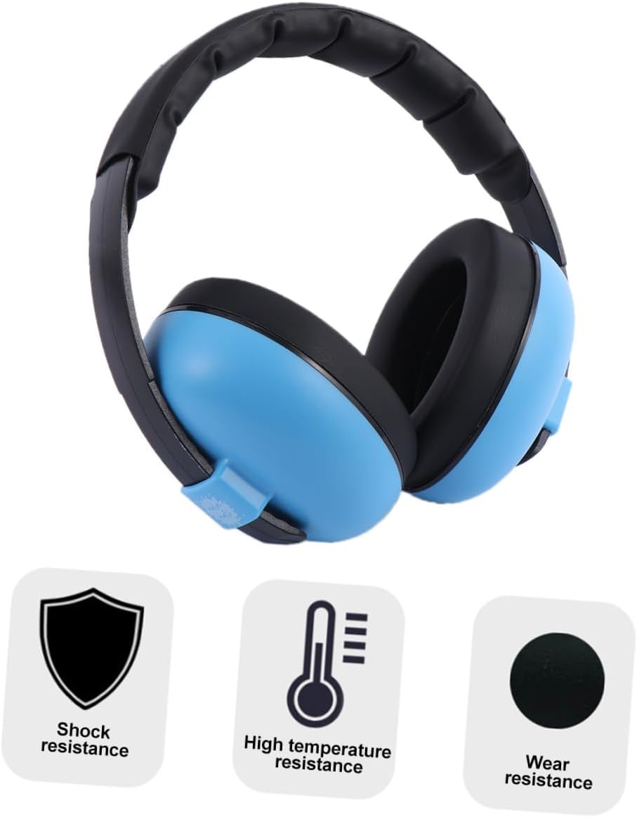 Noise Reduction Earmuffs Hearing Protector Comfortable Adjustable Noise Cancelling Ear Muffs Ear Protection for Rest, Focus and Travel Random Color Random Color