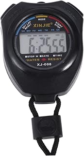 Toddmomy Sports Stopwatch Digital Timer Stopwatch Running Chronograph Counter Electronic Stopwatch Sports Black Student Chronograph Counter LCD Chronograph