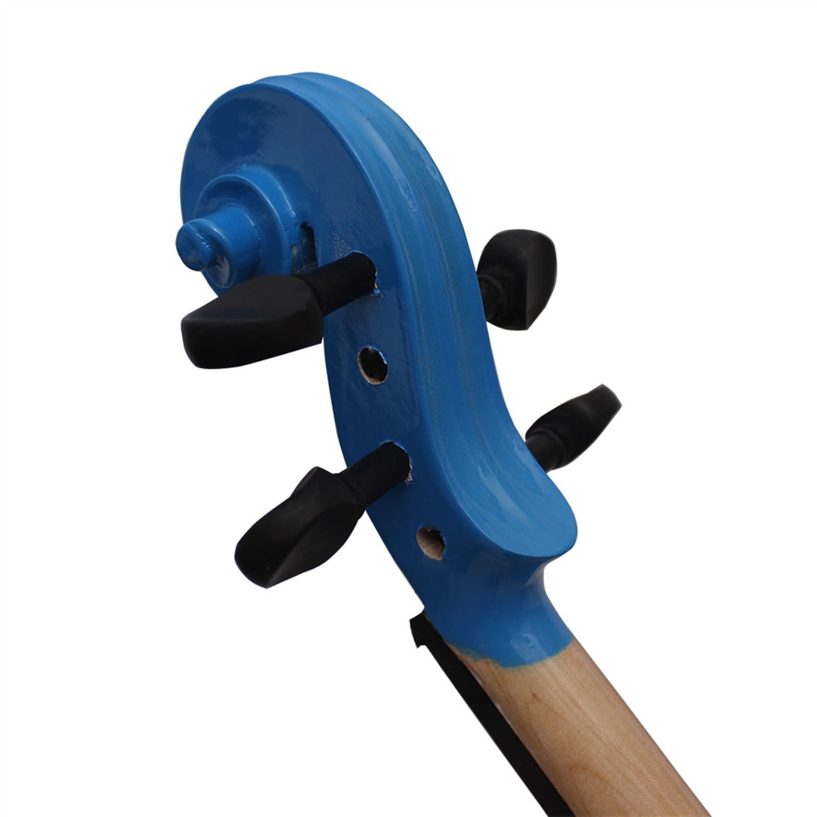 Violino in legno massello Violino per principianti per adulti Violino in legno blu 4/4 Violino in tiglio