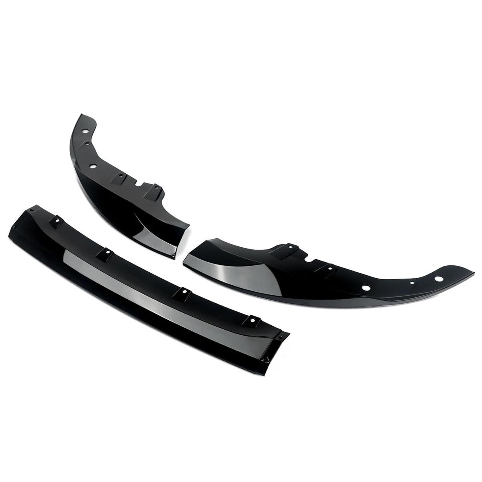 Kit De Carrosserie De Pare-Chocs Avant Noir avec Becquet pour BMW Série 4 G22 G23 2020-2022 Kit De Carrosserie Tuning Becquets Avant