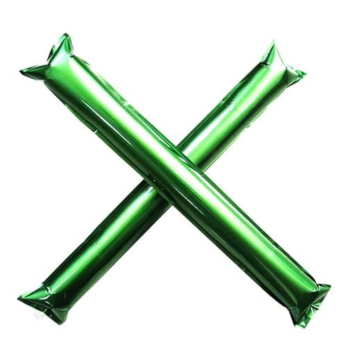 60 Pcs Foil Bam Bam Thunder Sticks, Long Balloon Inflatable Cheer Sticks Inflating Rods In For Birthday Party #TOP4