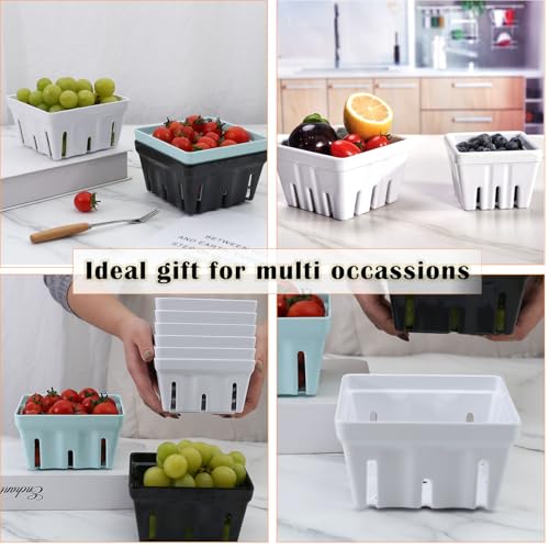Nexboraque 4 Pack Melamine Berry Basket thumb #6