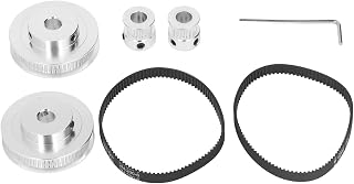 Roda Síncrona, Borracha Reforçada Com Fibra, Relação de Engrenagem Constante, 2 Conjuntos, Impressora 3D, Tratamento de Oxidação da Roda Síncrona, Elástico Com Correia para Torno