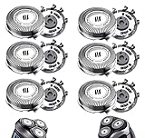 6 cabezales de afeitado de repuesto compatibles para Philips Series 1000, 2000, 3000, 5000, SH3000, 5000, SH30, 50/52, accesorios para maquinilla de afeitar eléctrica para hombre