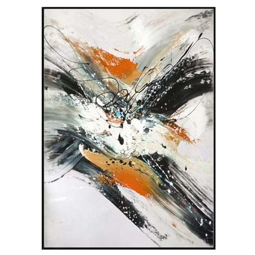 Peinture moderne dorée pour décoration murale de chambre à coucher