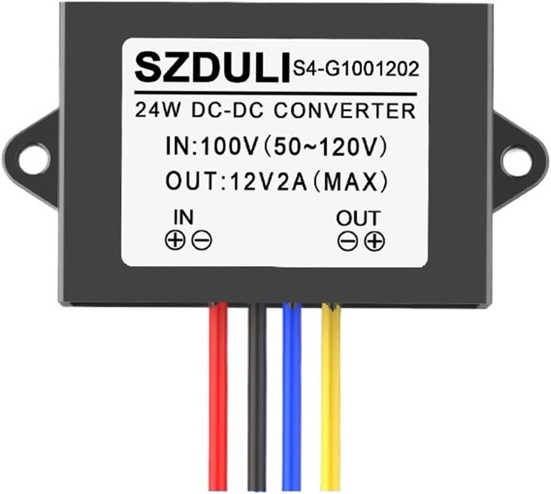 24V36V48V60V72V80V100V to 12V Isolated Power Converter 20-120V to 12V Electric Vehicle Isolation Buck(50-120V to 12V 2A)