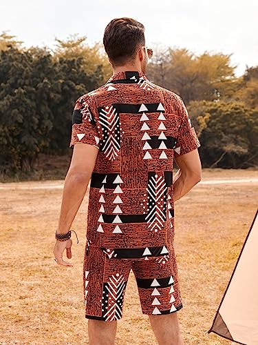 Image of DHRUVI Trendz Men Rayon Shirt | Casual Stylish | Printed | Half Sleeve | Foraml Shirts| Regular Fit | Summer Button Down