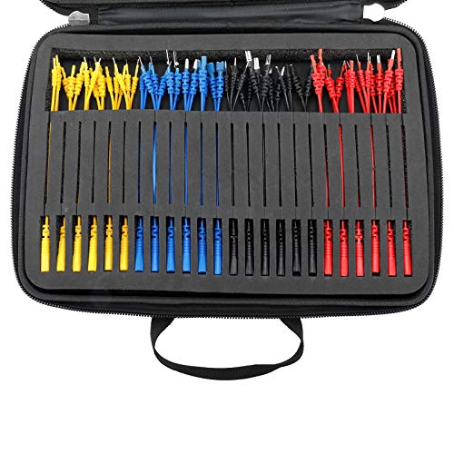 Multi Function Auto Diagnostic Tools, Automotive Circuit Test Leads Kit With Black Carrying Case, Electrical Testers Wire Connectors Adapter Cables #TOP3