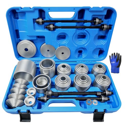 Warranty Extension: 2009-2014 Honda Pilot Front Suspension Rear Lower Arm Bushing 14 50Pcs Pull and Press Sleeve Kit, Bushing Press Kit for Most Engine Cars