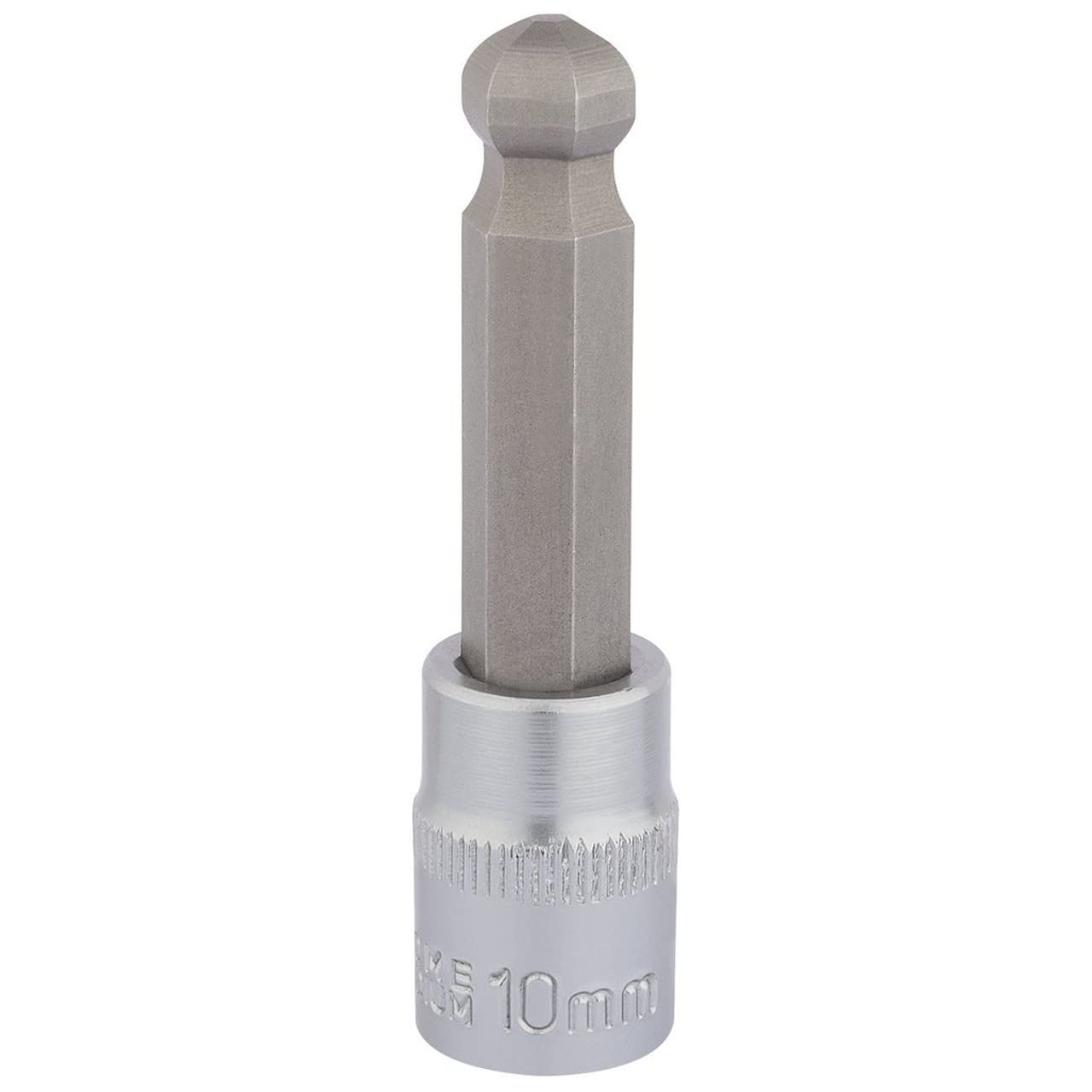 Draper 3/8"" Square Drive Ball End Hexagonal Socket Bits (10mm) (16293)