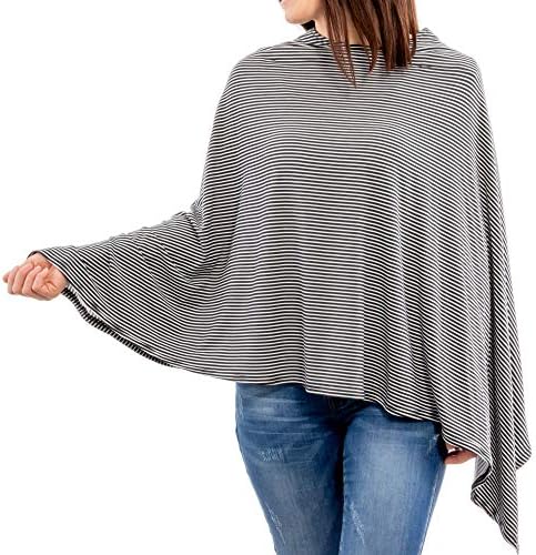 WeeSprout Nursing Cover for Breastfeeding - 360 Degree Privacy, View Baby Hands-Free, Soft & Breathable Fabric, Universal Fit, 8-in-1 Uses, Covers Car Seat & Shopping Cart, Washer & Dryer Friendly