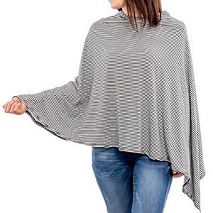 WeeSprout Nursing Cover for Breastfeeding, Feeding Cover for Breastfeeding, Soft & Breathable Nursing Poncho, Neck Insert for Hands-Free View, Machine Washable & Dryer Safe Nursing Cover Up