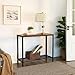 VASAGLE Console Table, Sofa Table, Entryway Table with Metal Mesh Shelf, 39.4 x 13.8 x 31.5 Inches, for Hallway, Entryway, Living Room, Industrial Rustic Brown ULNT86X
