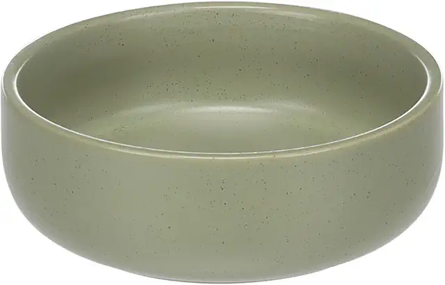 Gamelle Céramique pour Chien et Chat Lajos Vert 350ml - Résistante et Facile à Nettoyer