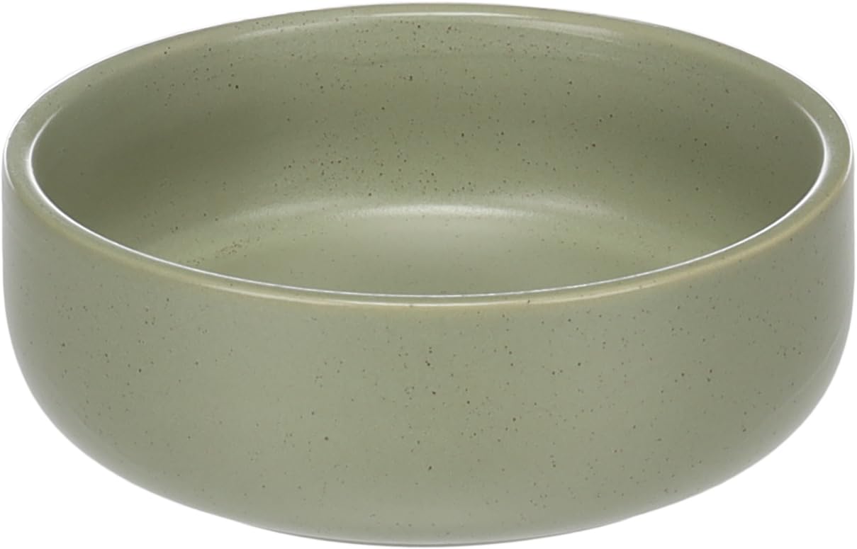 FEEDING AND DRINKING BOWL LAJOS ROUND GREEN 12,5x4,5CM 350ML