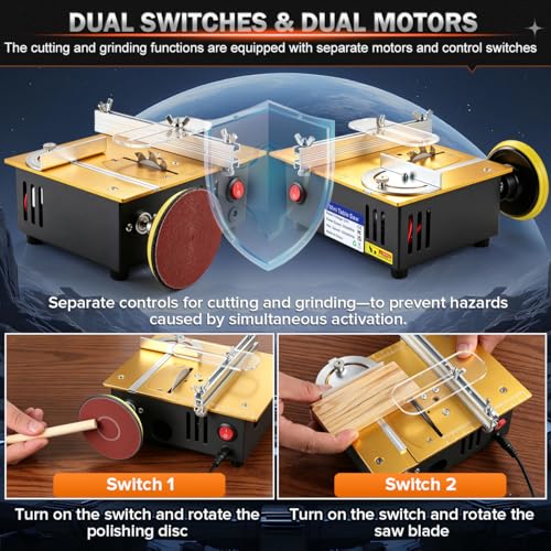 Dual 795 Motors Mini Table Saw