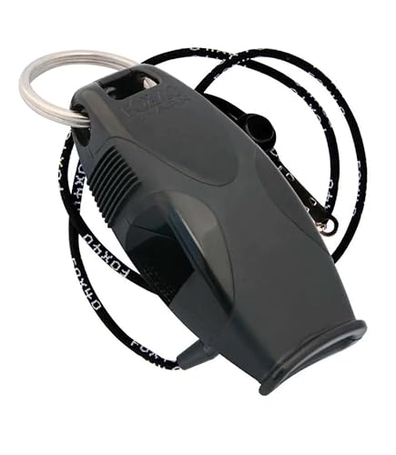 Apito Fox 40 Sharx Blister Lacrado 120 Decibéis (Preto)