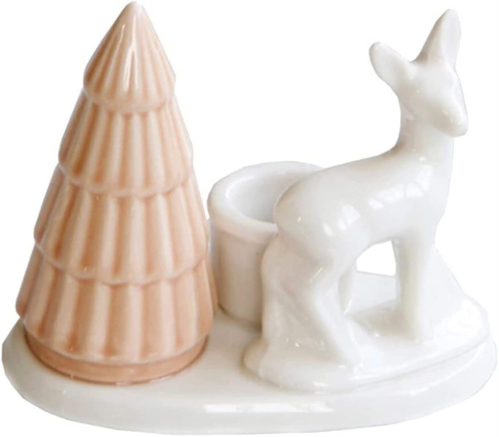 candlestick holders, Nordic Style Lovely Deer Candle Holder Candlestick Christmas Decorations