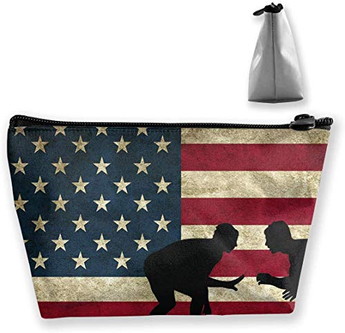 Preisvergleich Produktbild Kulturbeutel / Kosmetiktasche / Kosmetiktasche, Motiv: amerikanische Flagge