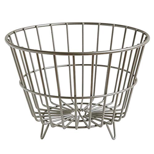 GRAEBA Fruit Bowl Iron Fruit Basket For Living Room For Household For Dining Room Snack Fruit Tray Storage Simple Personality European Simple Style