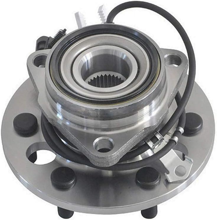 IRONTEK ONLY 4WD Front Wheel Bearing Hub Assembly for Chevy K1500 K2500 Tahoe, for GMC K1500 Yukon K2500 Suburban 1999-00 for Cadillac Escalade 6 Lugs 515024 W/ABS