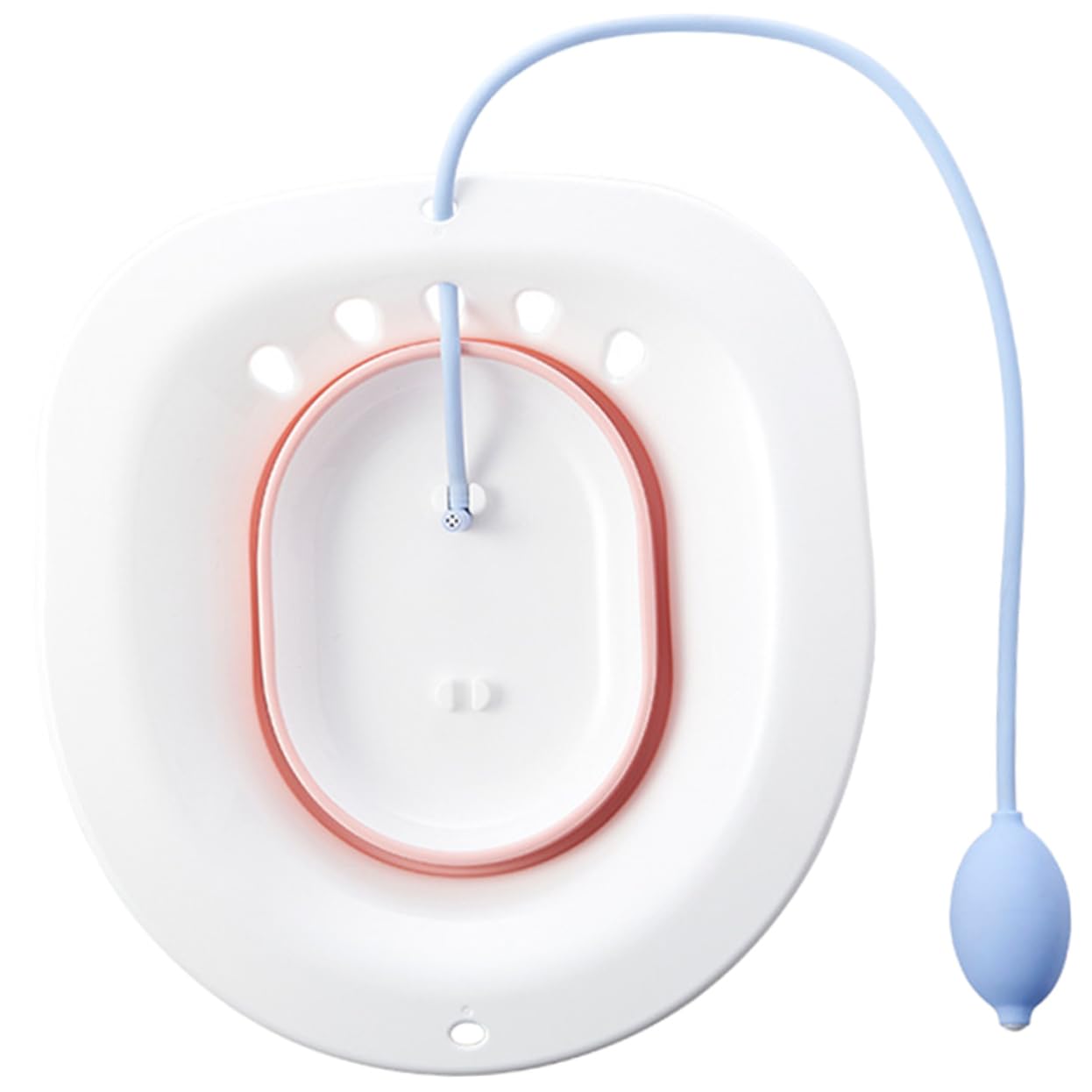 Ipetboom Postpartum Care Sitz Bath for Women Relief Portable Foldable Comfortable Hip Bath Pink