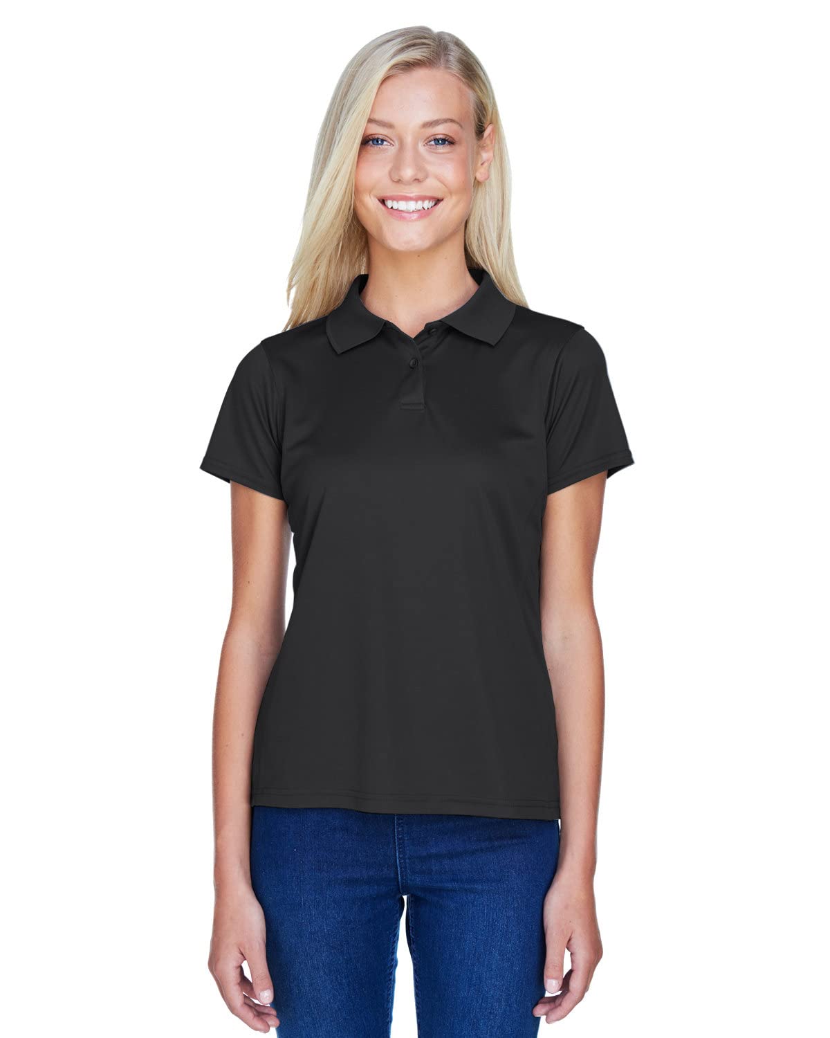 Harriton Women's Polytech Polo Shirt