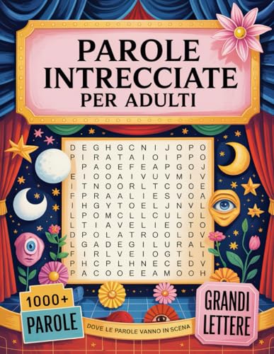 Parole Intrecciate Per Adulti: Sfide Mentali In Caratteri Grandi Per Anziani