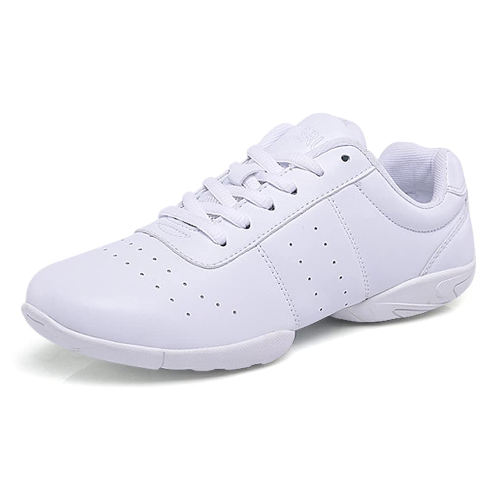 Padgene Scarpe Jazz Donna Scarpe da Ginnastica Lacci Cuscino Traspirante Signore Suole Divise Scarpe da Danza a Camminare Sportive