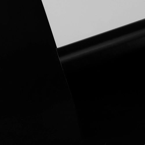 Miniatura 6 de RUSPEPA Papel de regalo negro de color sólido para bodas, cumpleaños, fiestas, felicitaciones y vacaciones, 30 pulgadas x 32.8 pies