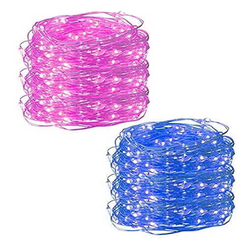 LED Fairy Light Waterdicht 5m 50 LED's Cooper Draad String Lamp Decor (geen batterij) 2pcs Blue String Light - Image 6