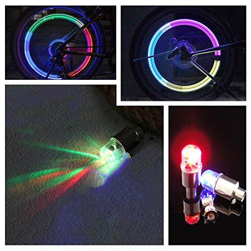 Bkinsety 12 PCS LED Bike Wheel Lights Flash Tyre