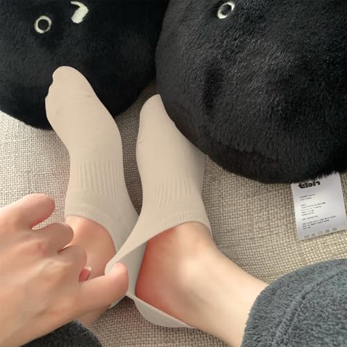3 Pairs No Show Socks Womens Cushioned Low Cut Athletic Hidden Liner for Sneakers Ankle Invisible Running Socks3