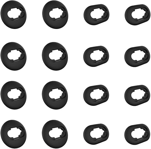 8 pares de almohadillas de silicona para auriculares Galaxy Buds Live de repuesto compatibles con Samsung Galaxy Buds Live, accesorios de goma para