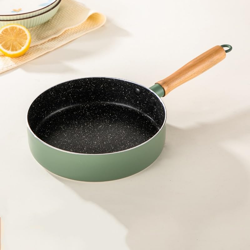Wok para cocinar con fondo redondo sin tapa ni utensilios miniatura 3