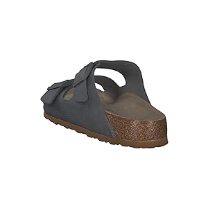サンダル BIRKENSTOCK Men Sandals Grey 1029156 Kyoto Nubuck Leather/Suede Basalt Gray | BIRKENSTOCK