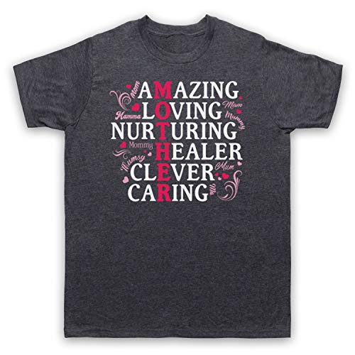 T-shirt Homme Mother Words My Icon Art en Coton Confortable