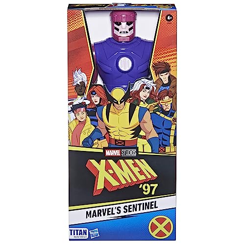 Image of Marvel Titan Hero Series X-Men Sentinel Action Figure, 14-Inch-Scale, Super Hero Toys, Kids Ages 4 and Up