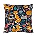 Federa 45X45Cm Volpe Federe Decorativi Copri Cuscini semplicità Copricuscini per Divano, Camera, Sedia