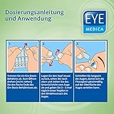 EyeMedica Euphrasia Augentropfen gegen trockene Augen und gereizte Augen, Befeuchtung, Linderung und Pflege, mit Hyaluron, 10 x 0,4 ml Einzeldosen