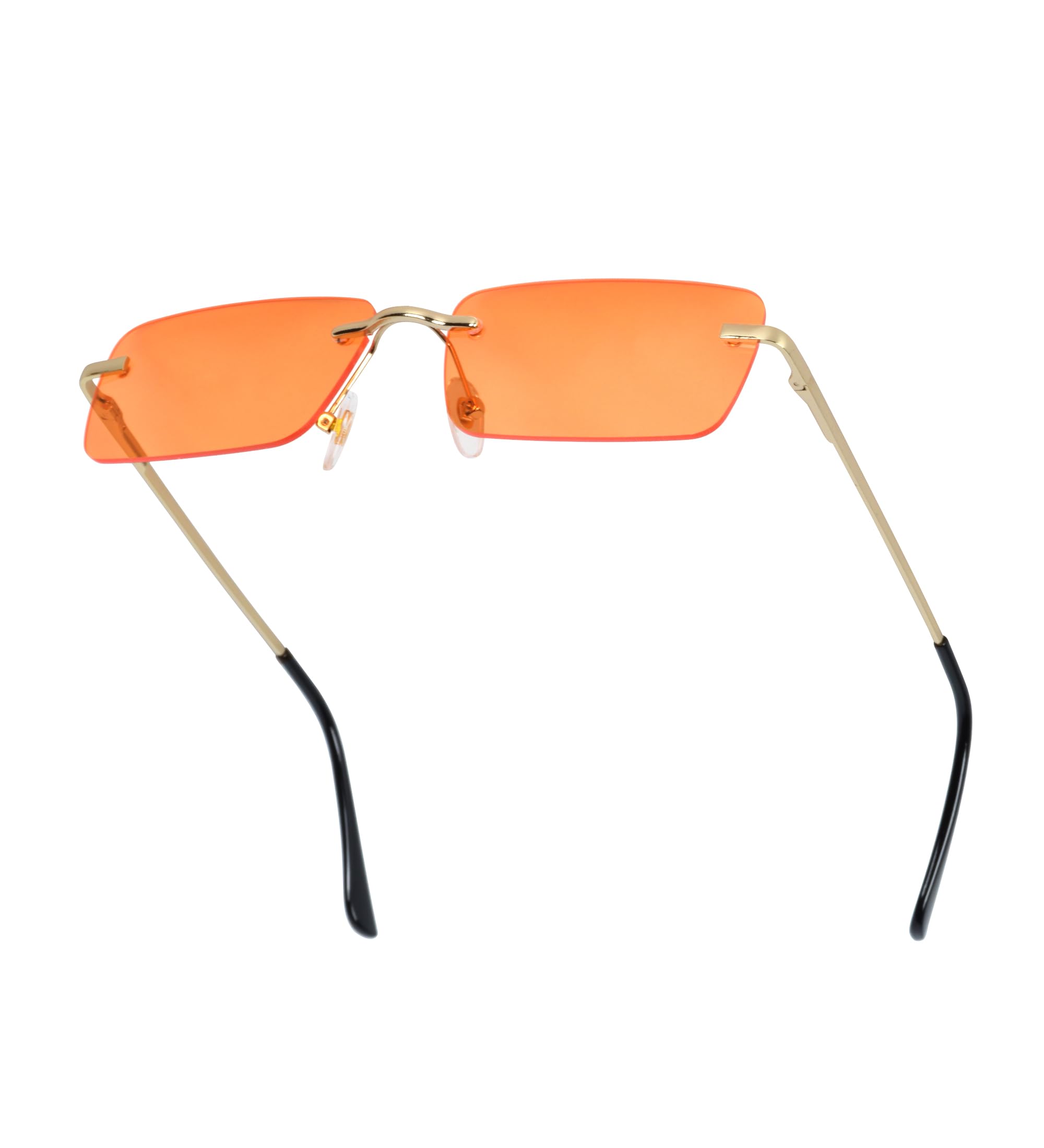 Gafas de Sol Sin Montura Rectangulares para Mujer Hombre