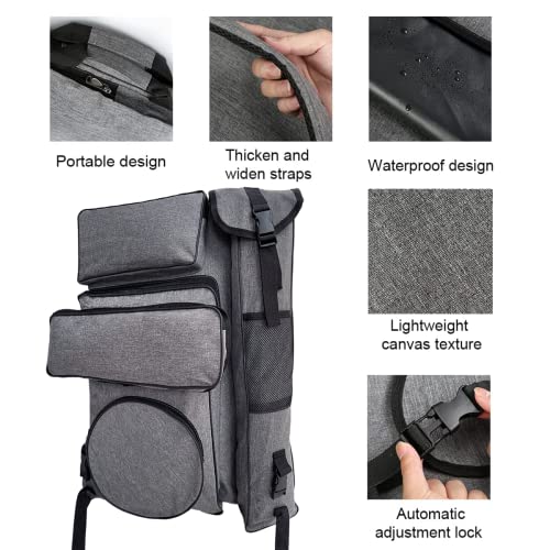 MEIJMJIA YMTECH Artist Backpack for Painting Supplies Multi, Compartment Art Bag, Waterproof & Portable - Image 2
