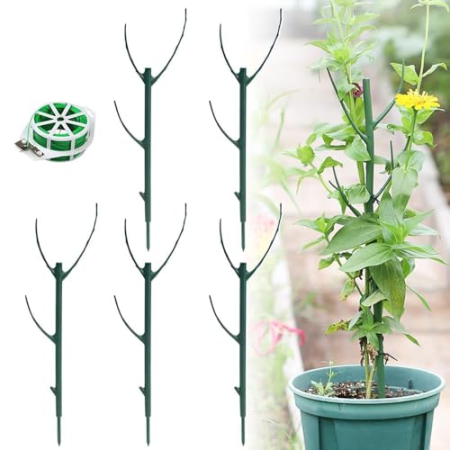 5 Pack Stackable Monstera Plant Support, Garden Plant Support Sta...