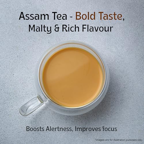 Image of TE-A-ME Premium Assam Black Tea Bags, 50 Count (25 x 2) | Strong Indian Tea | Rich Aroma | Everyday Morning Beverage | Pack of 2