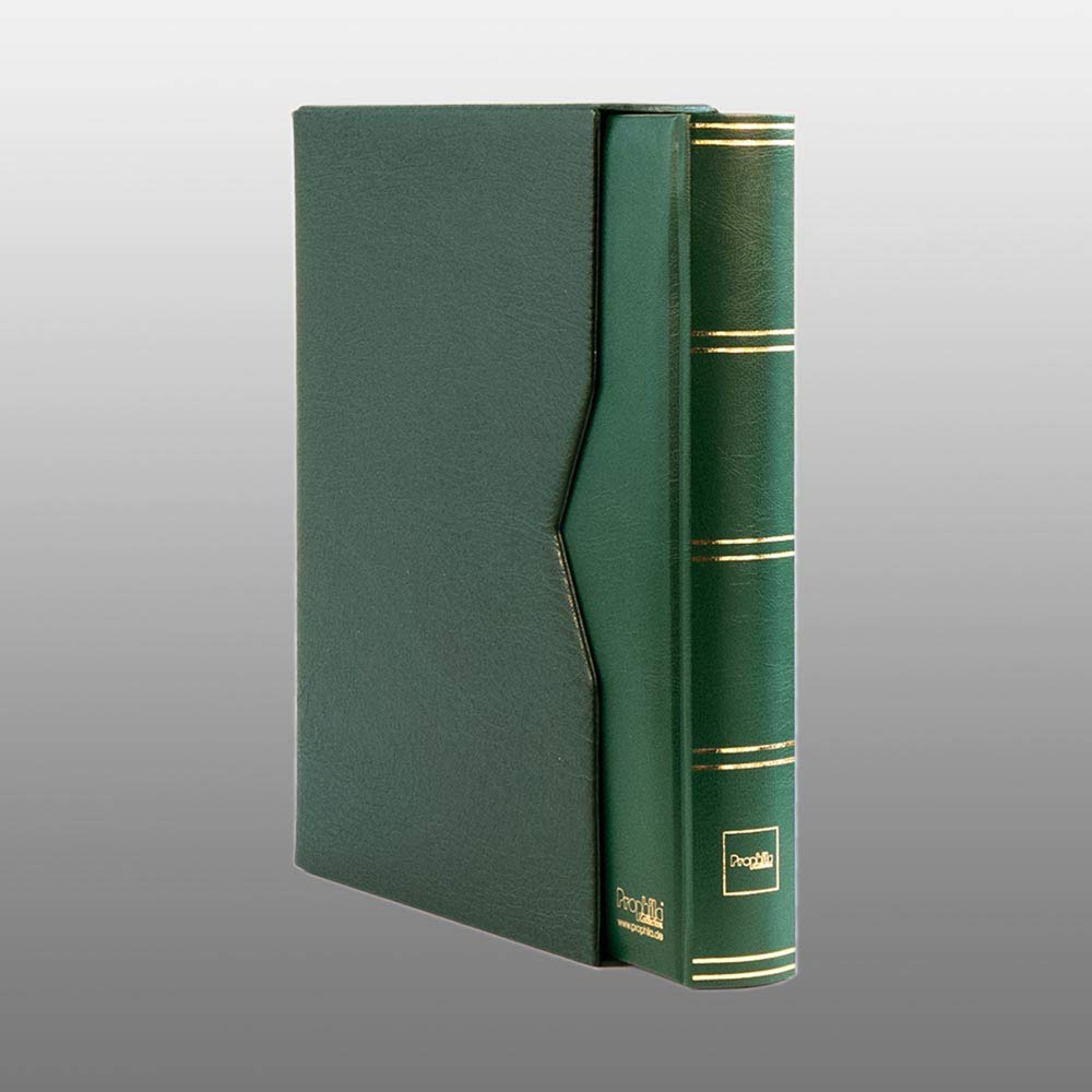 Prophila Clasificador de 60 Paginas Negro con cajetín Protector Verde
