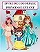livre de coloriage princesse enfant: 45 pages Princesses, sirène, livre de coloriage de fées pour les enfants de 4 à 8 ans