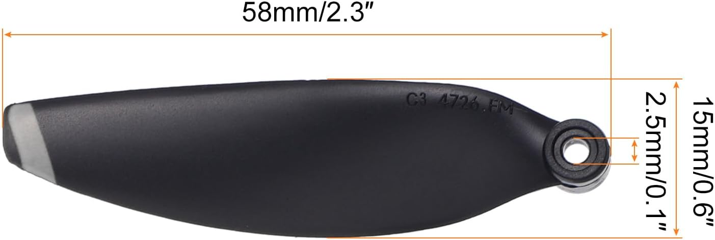 MECCANIXITY Mini 2 Drone Propellers Drone Blades Propellers Black Silver with Screwdriver/Screw, Quick-Release, Low-Noise Propeller for DJI Mini 2 Drone, Quadcopter, Pack of 24