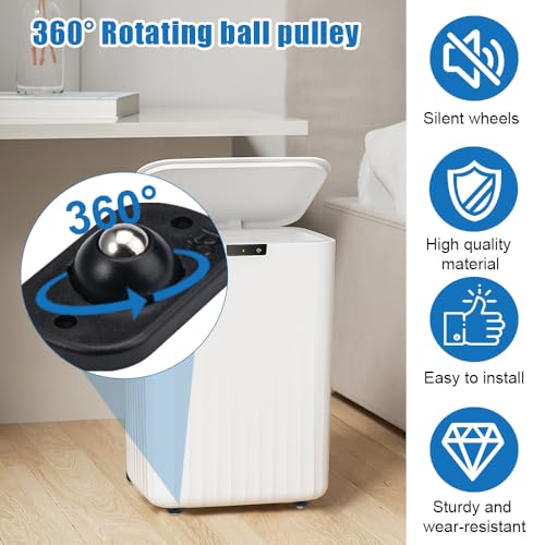 16 Stück Kugelrollen Selbstklebend Schwarz,Selbstklebendes Starkes Rollenrad,360° Drehbar Selbstklebendes Universalrad,Stark und Haltbar,für Diy,Mülleimer,Aufbewahrungsbox,Kleingeräte,Werkzeugkisten